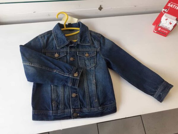 Giacca jeans bimbo Benetton 4/5 anni