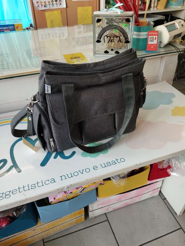 Borsa da passeggino grigio Giordani