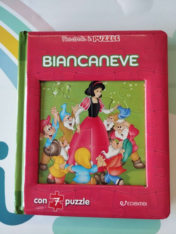 Libro puzzle Biancaneve