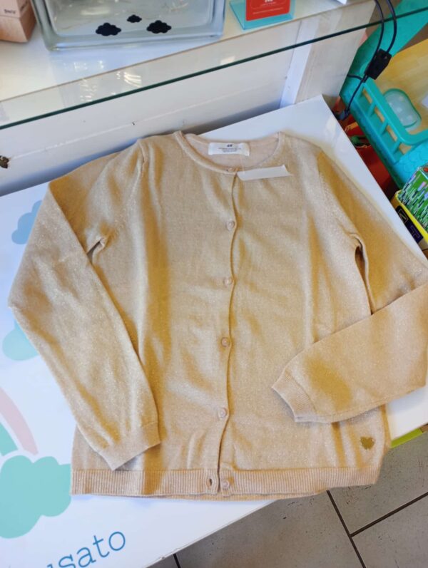 Cardigan bimba oro 8/10 anni H&M